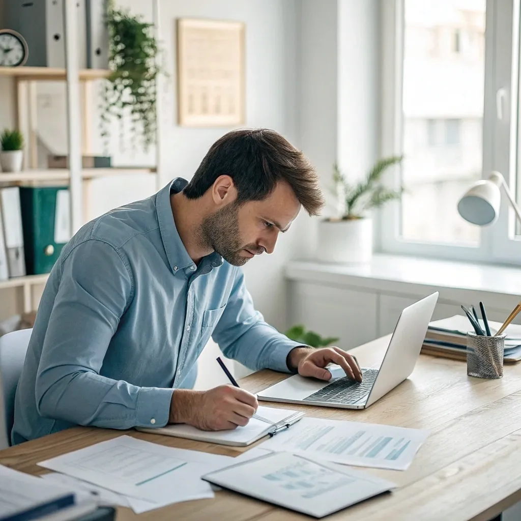 Professional Copywriter at Work